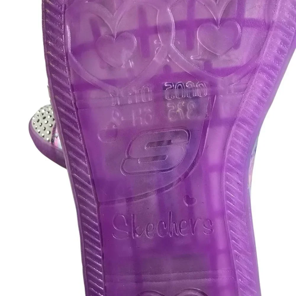 Skechers Kids Sneakers with Pink and Purple Butterfly